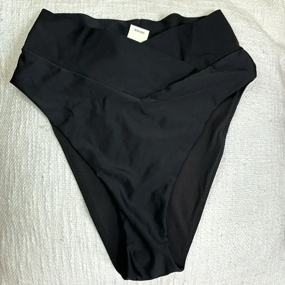 NWT Aerie Crossover High Cut Cheeky Swim Bottoms - Picture 4 of 8